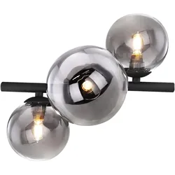 Globo, Deckenleuchte, Wandleuchte Riha schwarz 3xG9 LED (80 lm, G9)