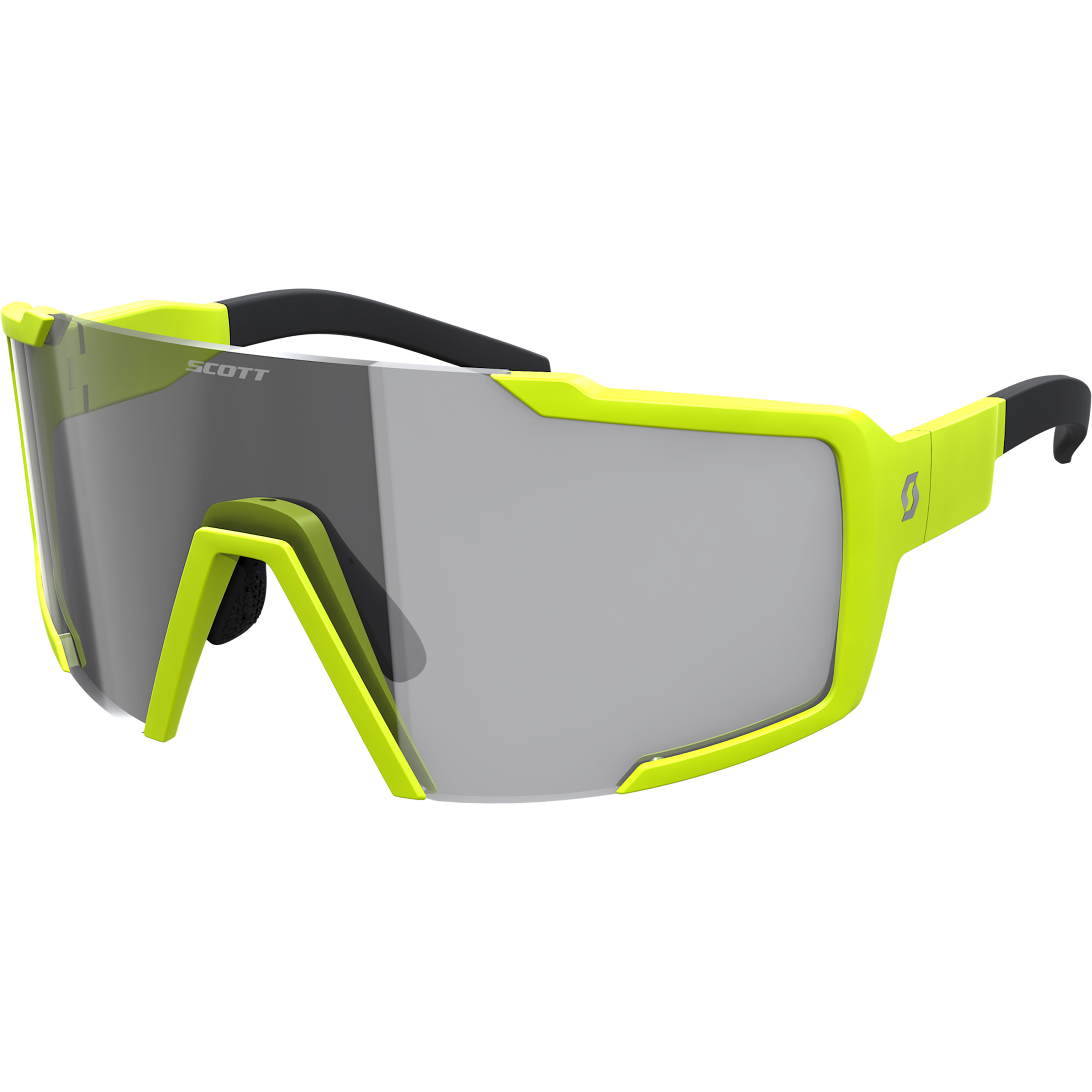 Scott Shield Compact LS Sportbrille Sportbrillen & Sportsonnenbrillen yellow matt S1-S3 Rennrad