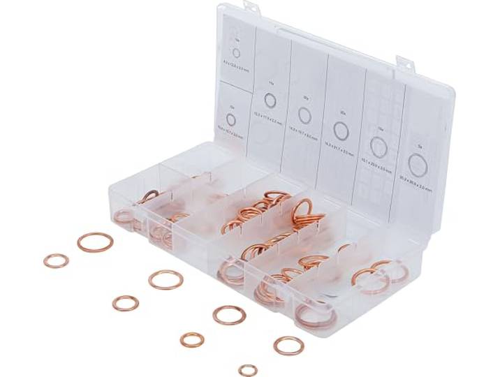 BGS 9313 O-ring-assortiment koper Ø 6 - 20 mm 95-dlg