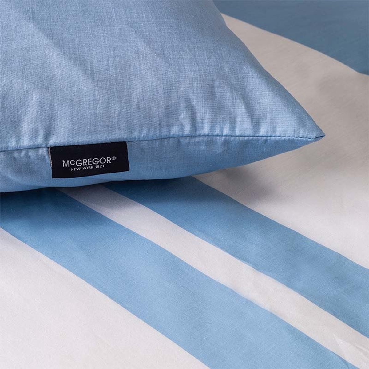 Dekbedovertrek McGregor - Blauw - Queens - Katoen