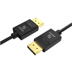 Akasa - PROSLIM 8K DisplayPort Cable (2 m), Videokabel, Schwarz