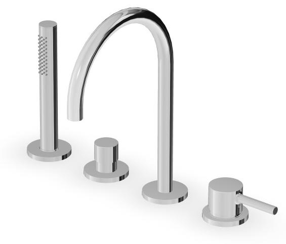 CASA39 Zucchetti Pan S Wannenrandmischer 4 löcher ZPA513