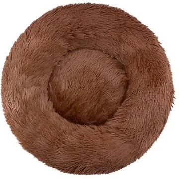 Uplift Essentials Round Plush Pet Bed For Dogs And Cats color 2 23.6in