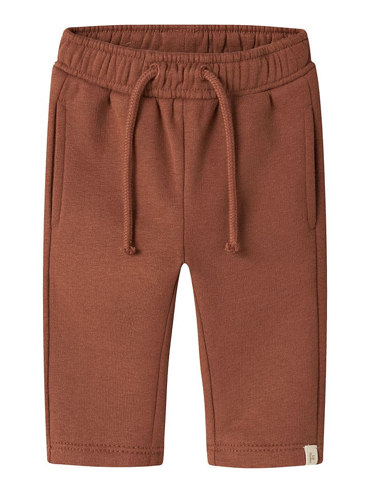 Lil Atelier Sweathose "London" in Hellbraun - 62