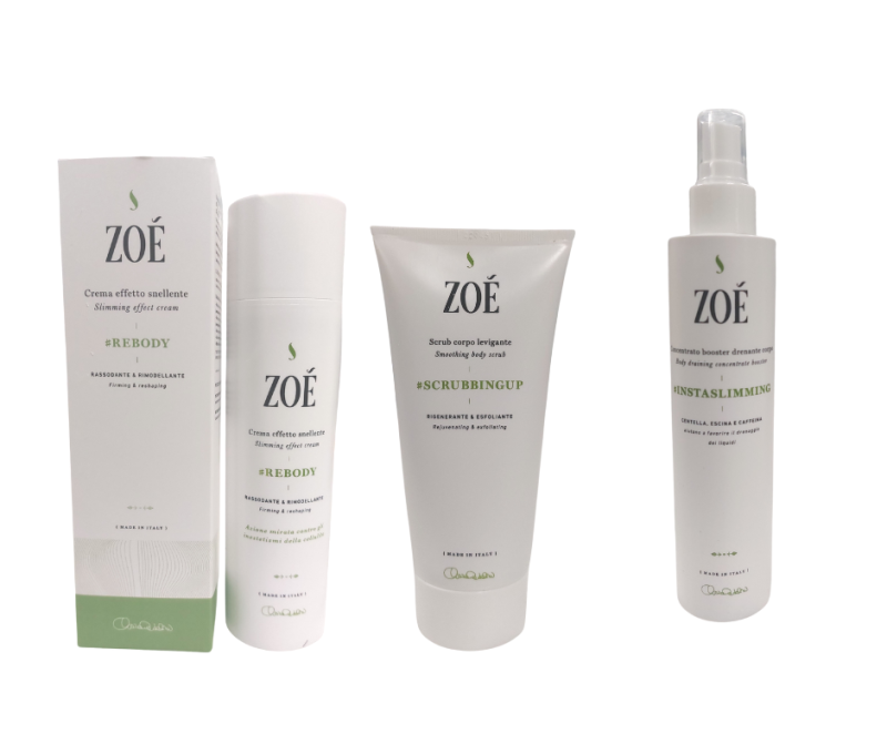 zoe cosmetics Protocollo Anticellulite Rebody per Buccia d'Arancia, Cellulite ed Adiposità