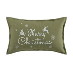 Kissen  Merry Christmas , grün , Maße (cm): B: 30