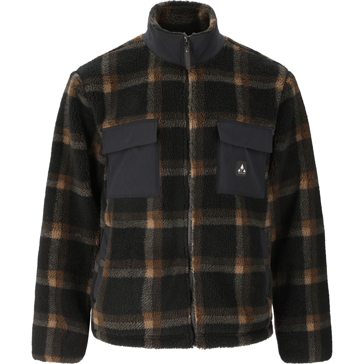 Whistler Carrillo M AOP Teddy Fleece Jacket black (1001) M W263262-1001-M
