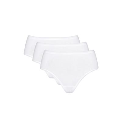 Taillenslip MEY "NOBLESSE", Damen, Gr. 42, weiß, Obermaterial: 100% Baumwolle, Unterhosen Taillenslip, Ohne auftragende Seitennähte