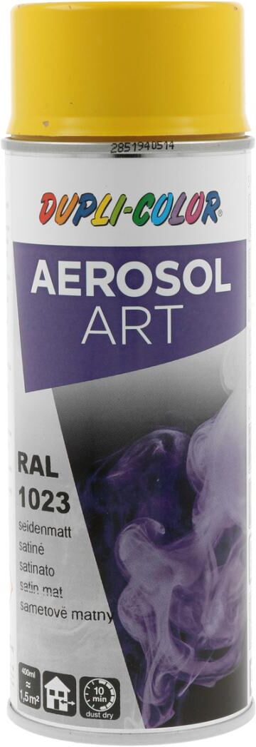 european aerosols DUPLI-COLOR Aerosol Art RAL 1023 verkehrsgelb seidenmatt, 400 ml