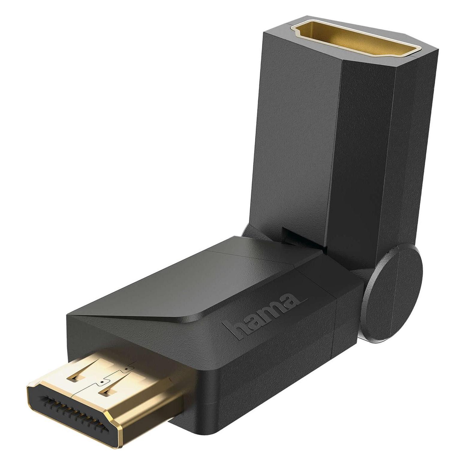 Hama HDMI Adapter Han-Hun Rotation Sort Guldbelagt TL (X1122234)