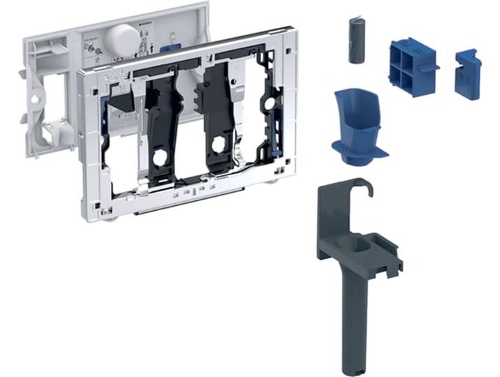 Geberit Dispositif d'introduction pour pierre de réservoir de chasse DuoFresh Stick pour UP Sigma\, chromé\, 1 pièce.