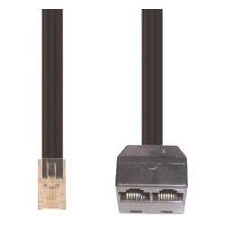 E+P T 303 RJ-45 2 x RJ-45 Schwarz Kabelschnittstellen-/adapter (0.20 m) (T303)