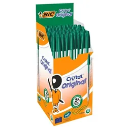 BIC 50er-Pack Kugelschreiber »Cristal« grün