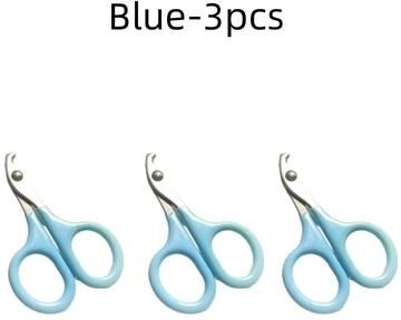Uplifted Finds Professional Precision Pet Nail Trimmers blue 3 Pcs
