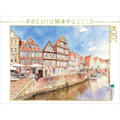 CALVENDO Puzzle Stade | 2000 Teile Lege-Größe 90x67cm Foto-Puzzle für glückliche Stunden