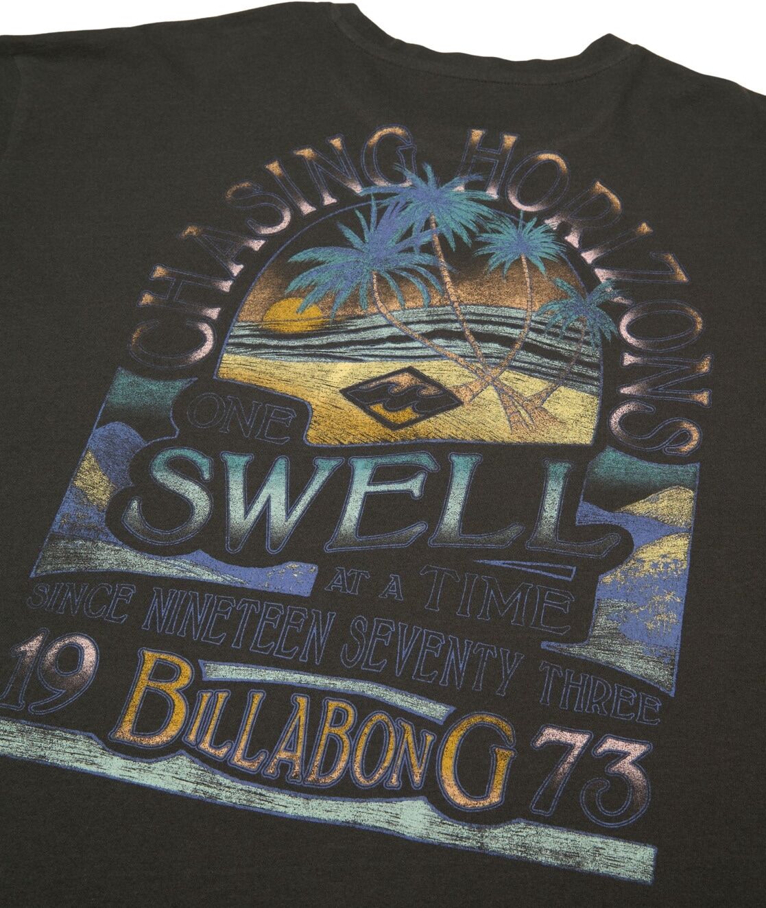Oversize-Shirt BILLABONG "Chasing Horizons", Damen, Gr. M, braun (off schwarz), Obermaterial: 100% Baumwolle., Shirts Oversize-Shirt off schwarz M