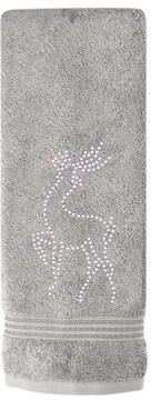 Sparkles Home Rhinestone Reindeer Hand Towel