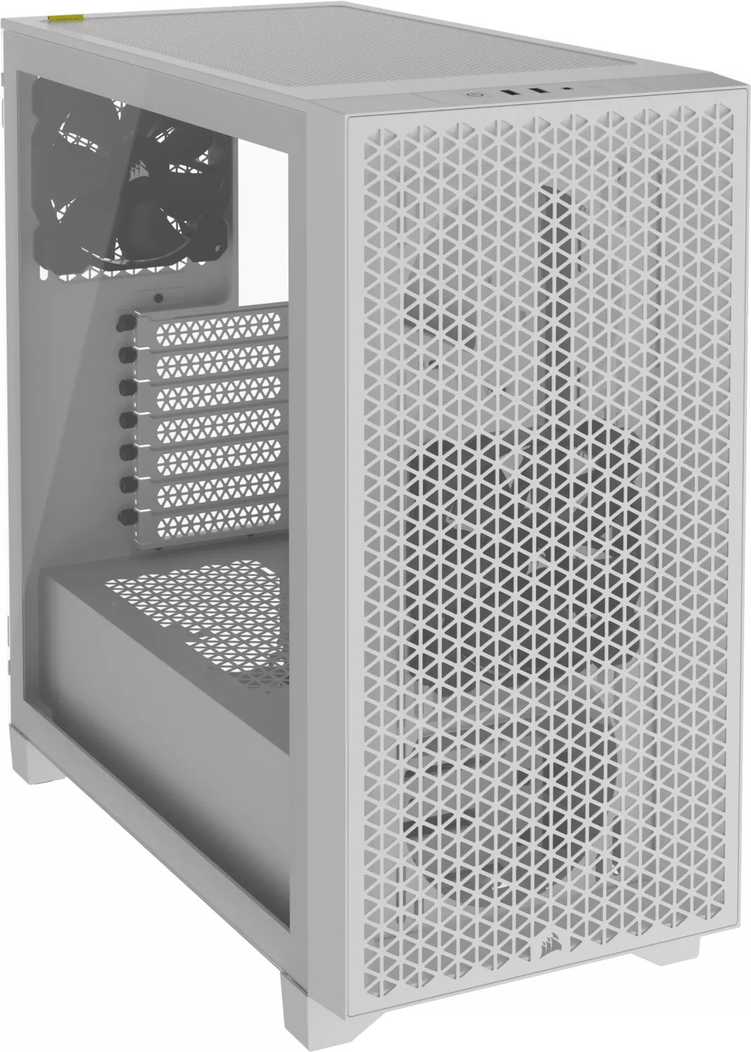 Corsair 3000D Gaming PC Gehäuse Midi-Tower Weiß Seitenfenster