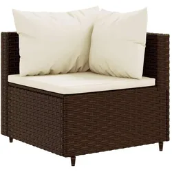 vidaXL, Gartenlounge, Talono (2x Eckteil + Mittelteil + Fussstütze)