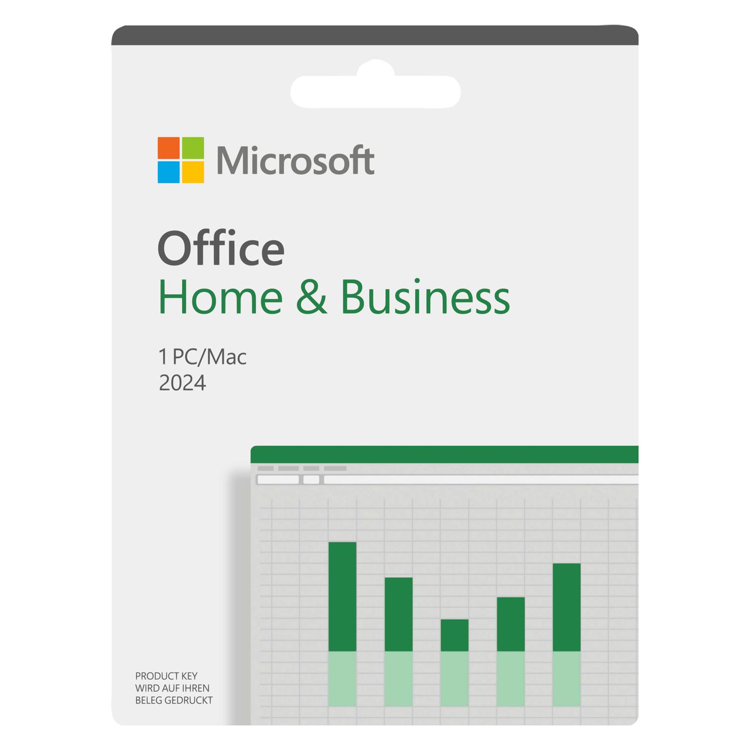 Microsoft Office Home & Business 2024 (1 User, 1 Geräte/User, unbegrenzt) (EP2-06606)