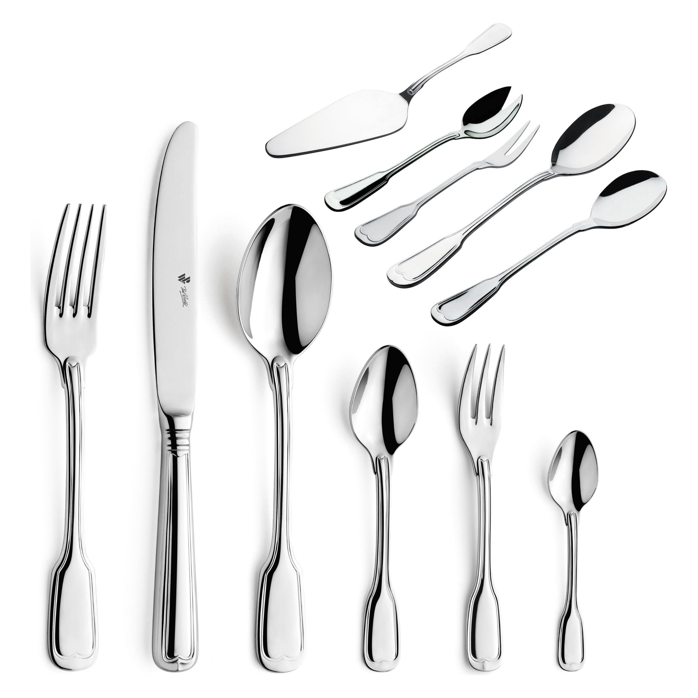 Paul Wirths Bestecke Augsburger Faden (68 Stk., Besteck Set) (W19800660)
