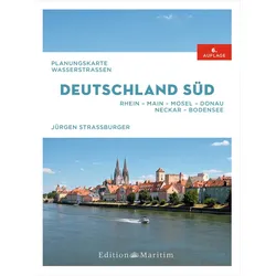 Planungskarte Wasserstrassen Deutschland Süd, Reisebücher von Jürgen Straßburger