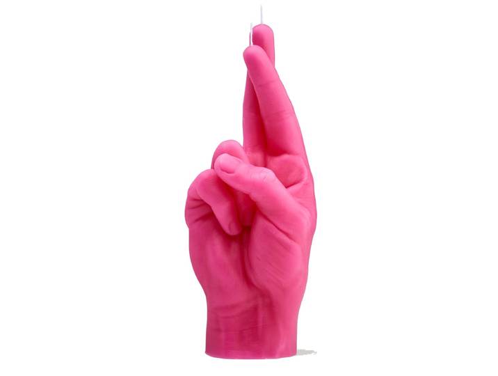 Crossed Fingers Pink