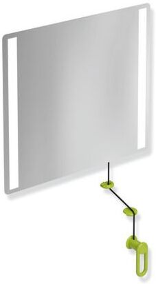 Hewi 801 Kipp-Lichtspiegel LED 801.01.40074 600x540x6mm, apfelgrün