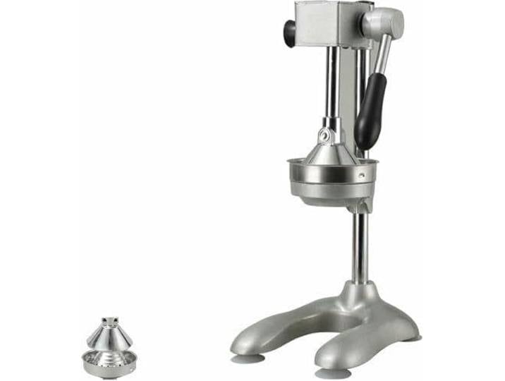 Manueller Zitruspresse 304 Edelstahl, Entsafter für Orangen & Zitronen Hochwertige Handpresse für Saft & Fruchtfleisch. Rutschfester Standfuß. Ideal für Limetten(Silver,Tip)