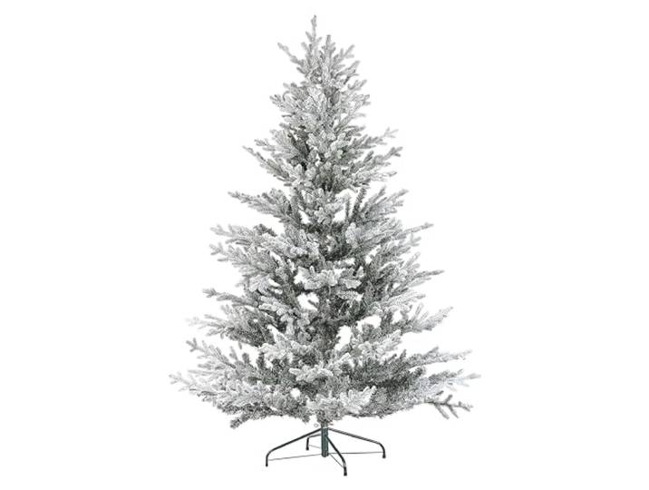 Künstlicher Weihnachtsbaum grün/weiß 180 cm mit Kunstschnee bedeckt Brisco