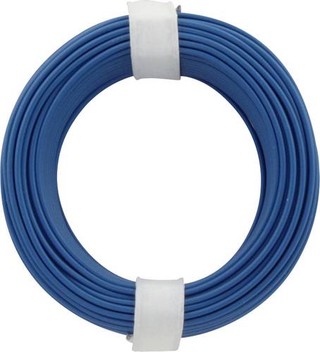 Donau Elektronik 118-2 Litze 1 x 0.14mm² Blau 10m