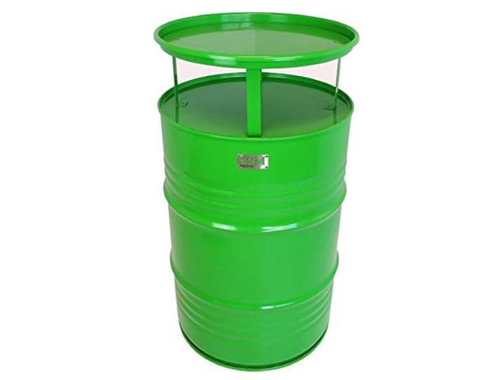Fassmöbel Stehtisch Bistrotisch Tisch Design Partytisch Grün Ø 57cm Höhe 108cm / Glatter Glanz - Pflegeleichte Oberfläche