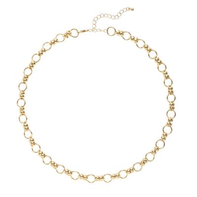 Collier LASCANA "Halskette", Damen, Gr. Eisen, L: 45, gold (goldfarben), Halsketten Collier, modische Gliederkette
