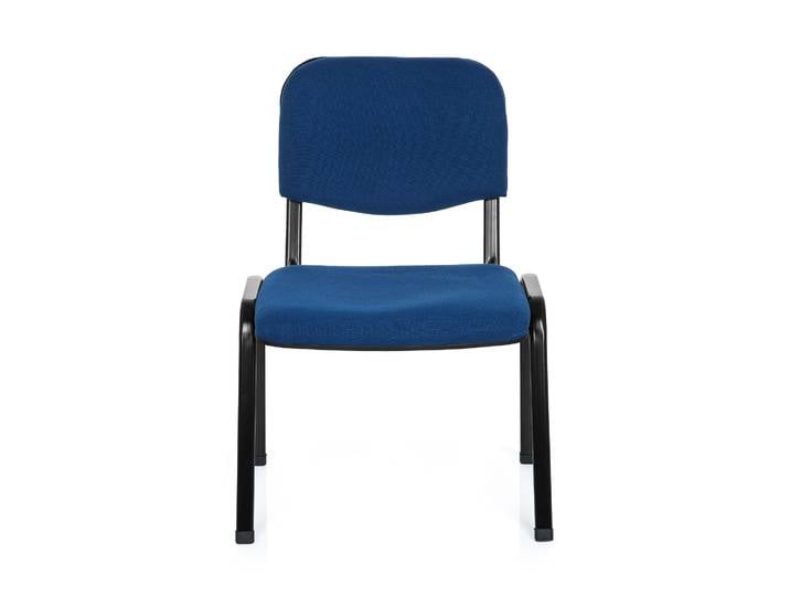 Chaise De Conférence / Chaise Visiteur / Siège Xt 600 Xl Bleu Hjh Office