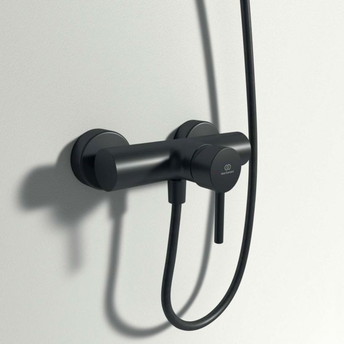 Ideal Standard Duscharmatur BC200XG Silk Black, Aufputz