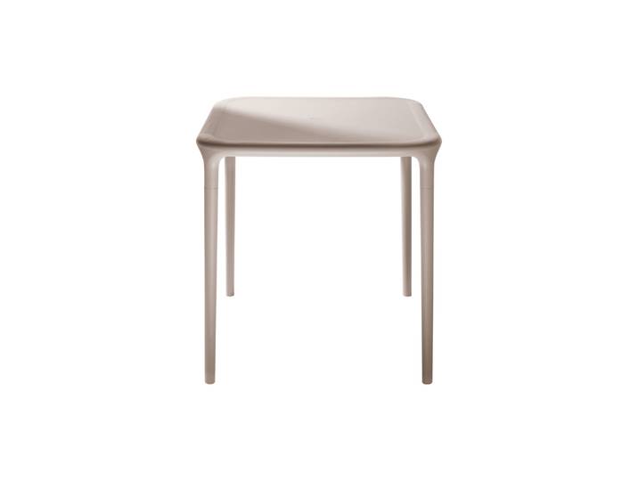Magis - Table carrée Air- - Beige - Polypropylène - Designer Jasper Morrison