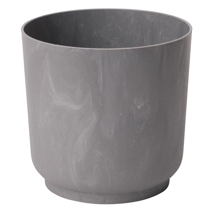 Form Plastic Flowerpot Form Plastic SATINA 4284-081, Ø 20 cm, grey (20 x 19.40 cm) (4284-081)
