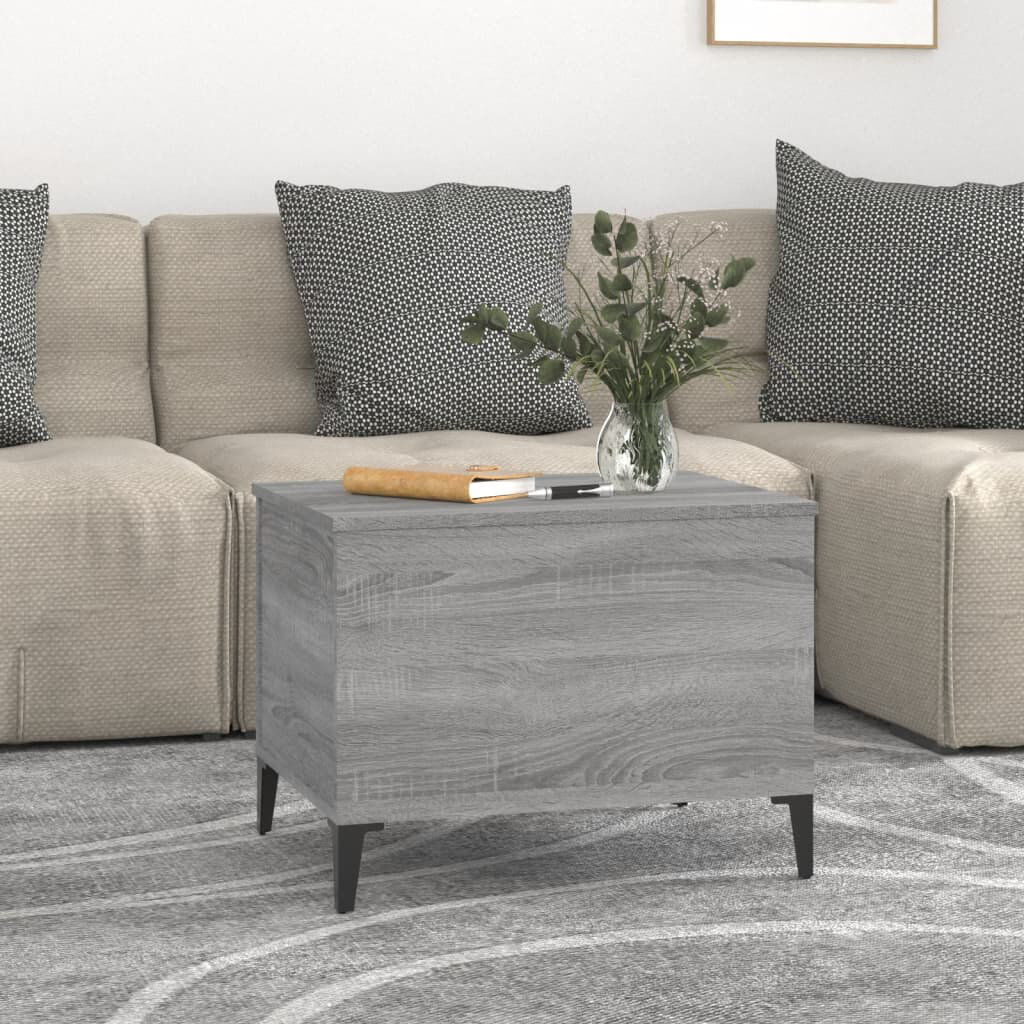 Metro Allishia Lift Top Coffee Table with Storage Grey Sonoma 60x44.5x45 cm