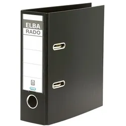 Elba Ordner »rado plast« 10002264 schwarz, 7.5x23x21.5 cm