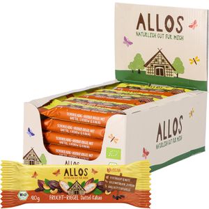Allos Fruchtriegel Dattel-Kakao, BIO, je 40 g, 25 Riegel