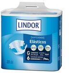 Lindor Fraldas Absorventes Elásticos Adultos Grande 20 un
