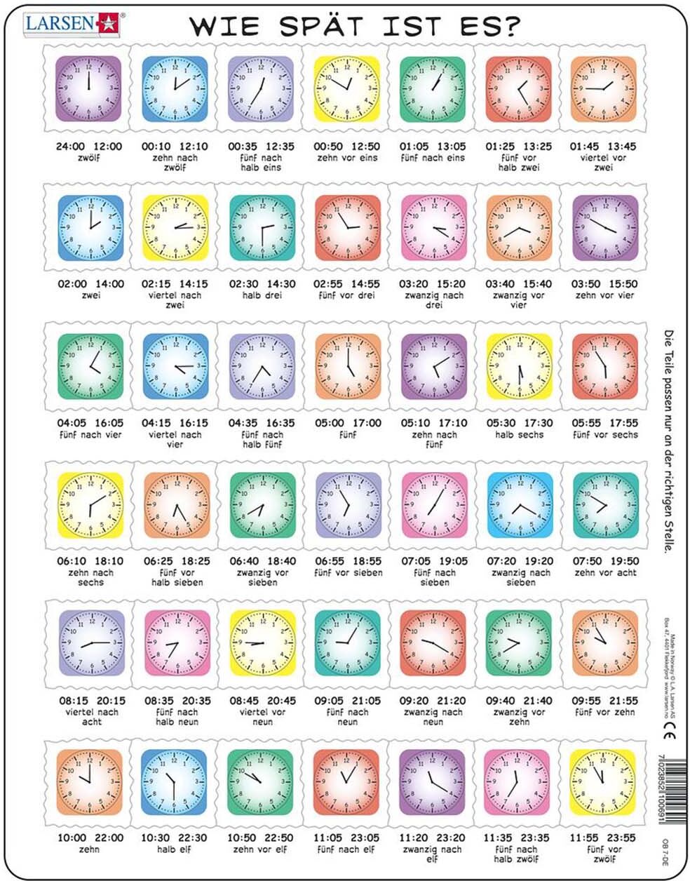Persen Verlag Wie spät ist es - Puzzle