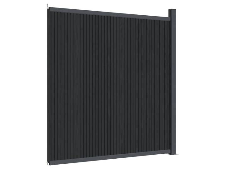 vidaXL Élément de clôture Gris 173x186 cm WPC