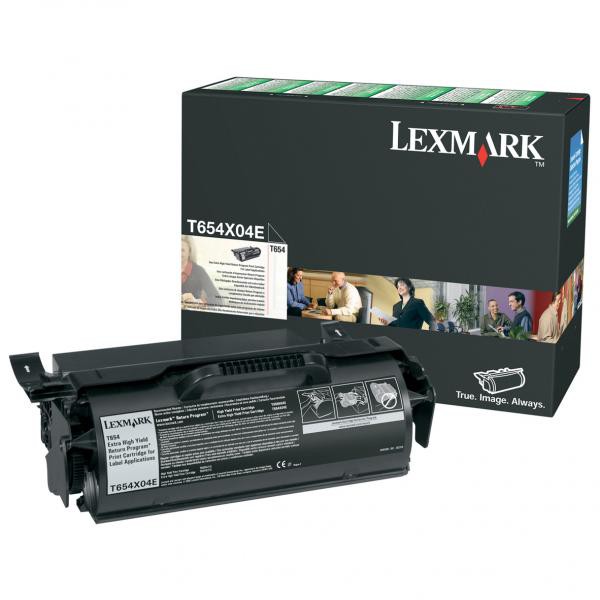 Lexmark T654 Extra High Yield Return Program Print Cartridge for Label Applications, Schwarz