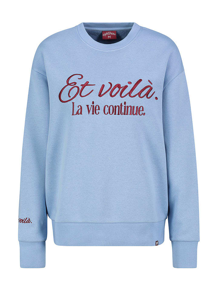 Eight2Nine Sweatshirt in Hellblau - S