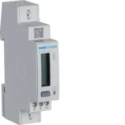 Hager Energiezähler 1ph,direkt 40A, MODBUS,MID