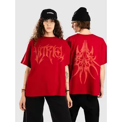 Vitriol Stencil Collection Boxy T-Shirt jester red Gr. S