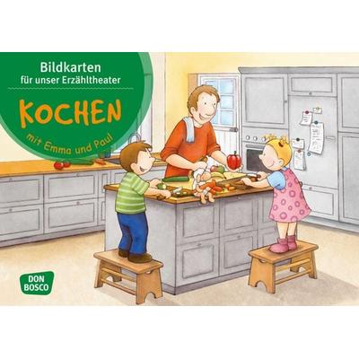 Kochen mit Emma und Paul. Kamishibai Bildkartenset.