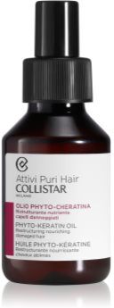Collistar Hair Phyto-Keratin Oil Restructuring Nourishing óleo regererador para cabelo com queratina 100 ml. Hair Phyto-Keratin Oil Restructuring Nourishing