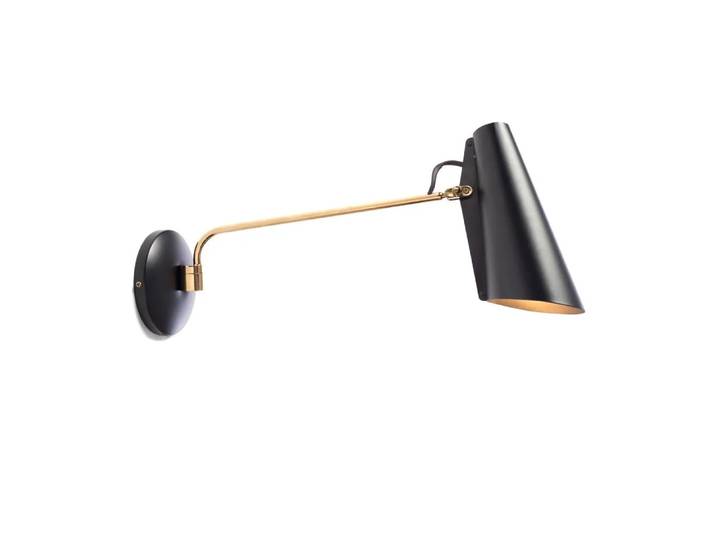 Northern Birdy wandlamp zwart-messing